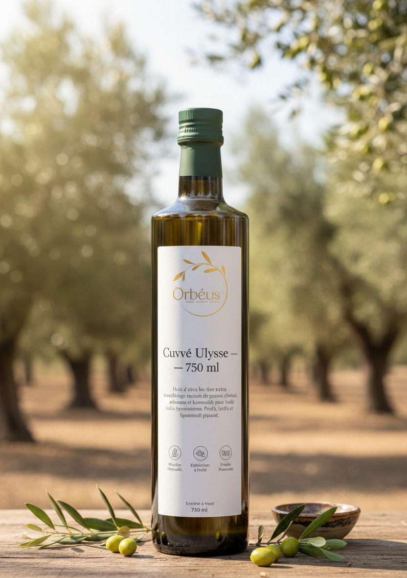 Bouteille de la Cuvée Ulysse 750ml d'Orbèus.