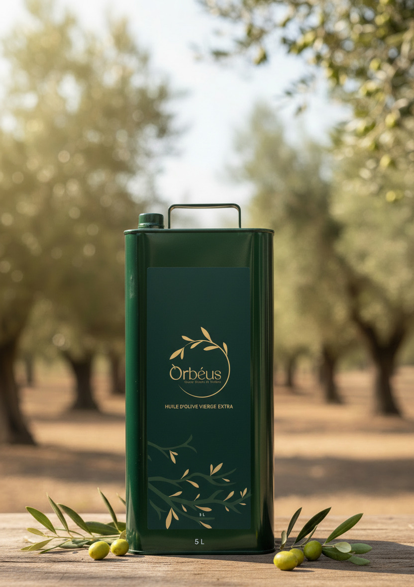Bidon de 5L de la Cuvée des Montagnes d'Orbèus.